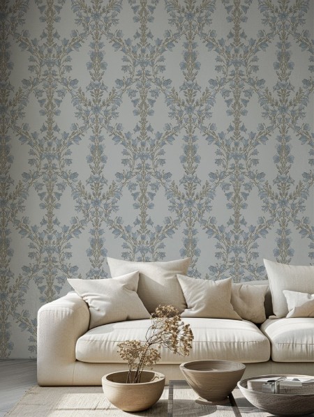 Coloring Bluebells Blue - 1034201-01 - 04870-01 paint Wallpassion